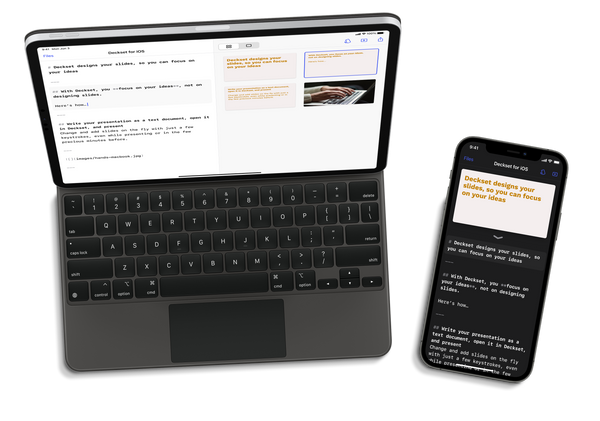 Deckset for iOS (Markdown 簡報軟體)開發中